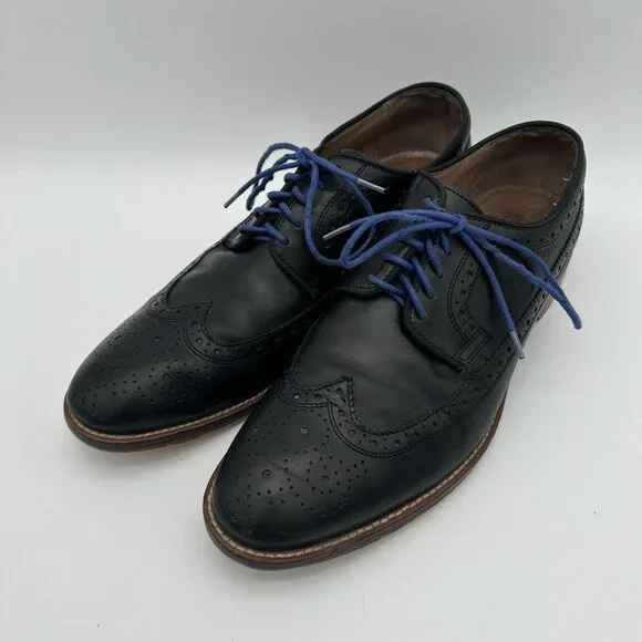 Johnston & Murphy men’s black wingtip Oxford dress shoes size 10! Amazon.com | Johnston & Murphy Men main image 3